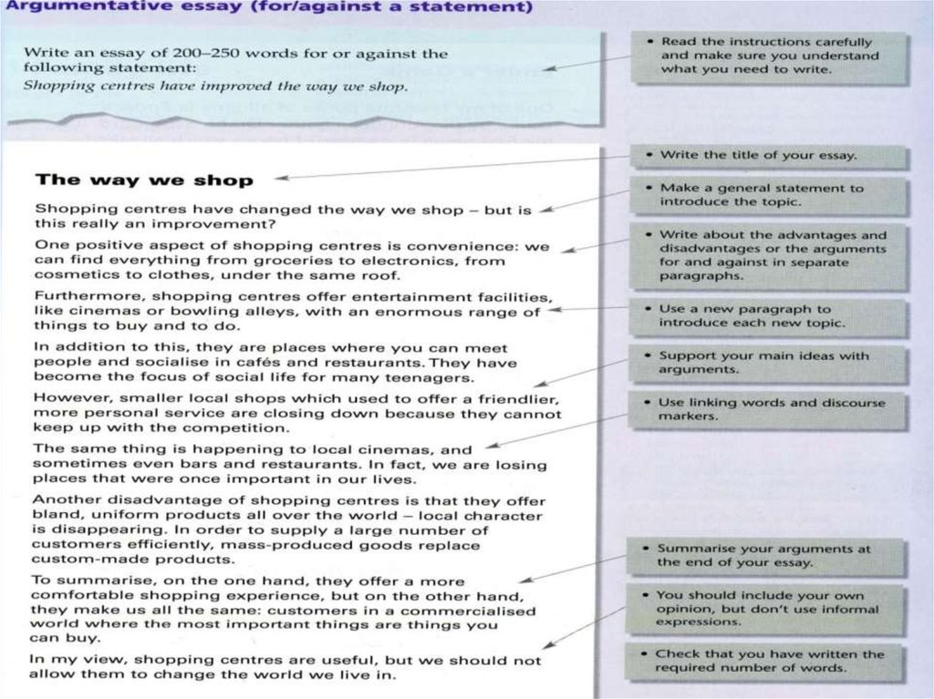 essay structure c2