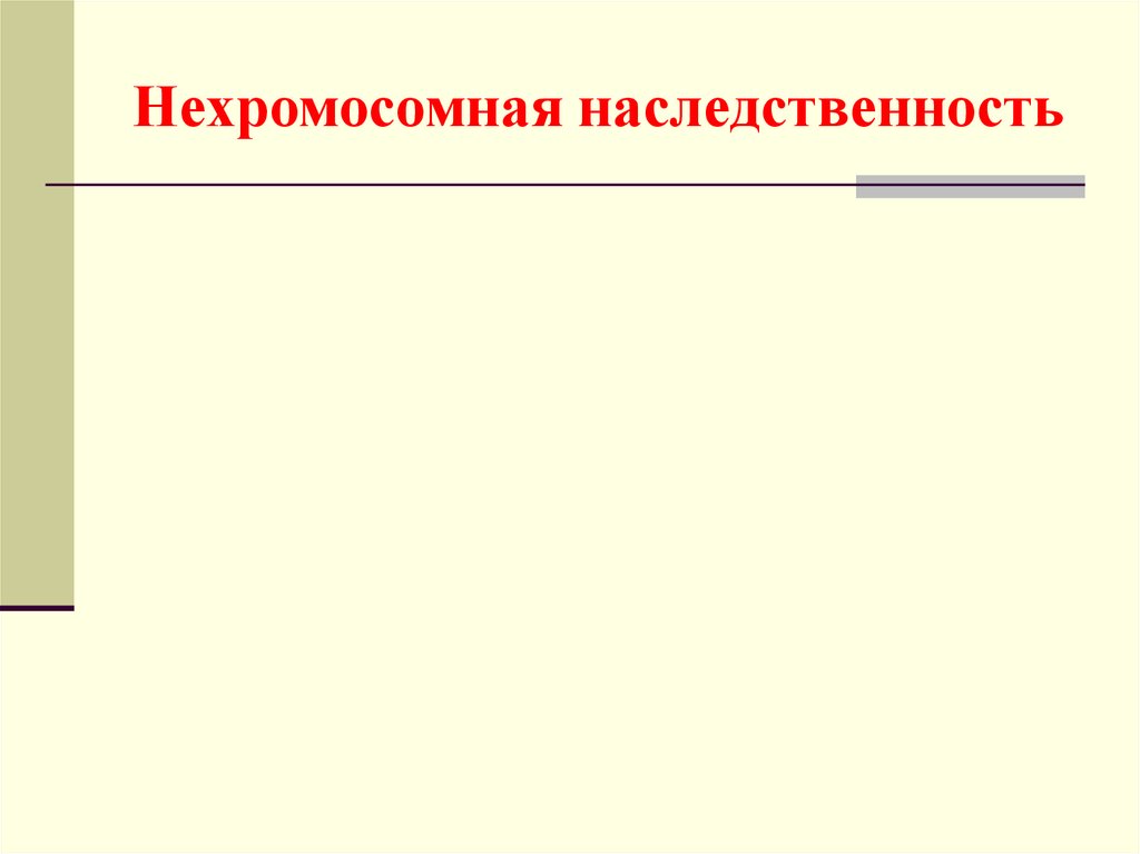 Внеядерная наследственность презентация 10 класс