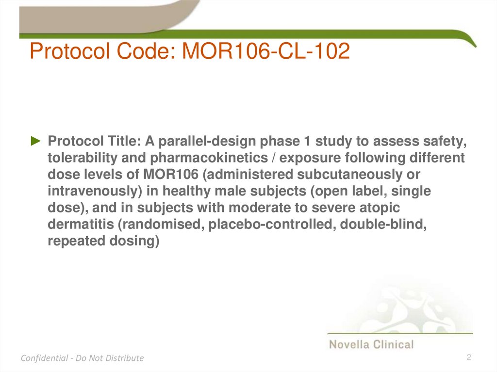 Protocol Code: MOR106-CL-102