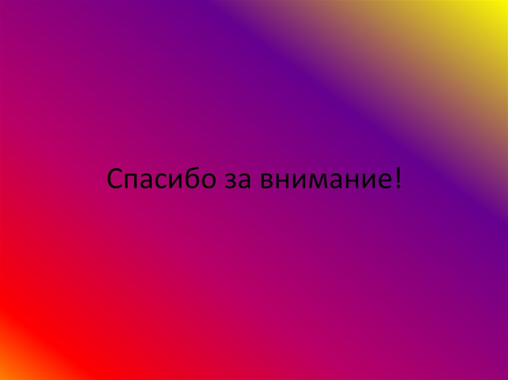 Спасибо за внимание!