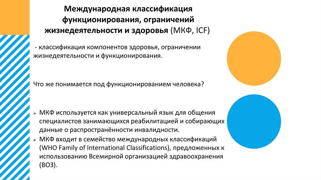 Международная классификация функционирования презентация