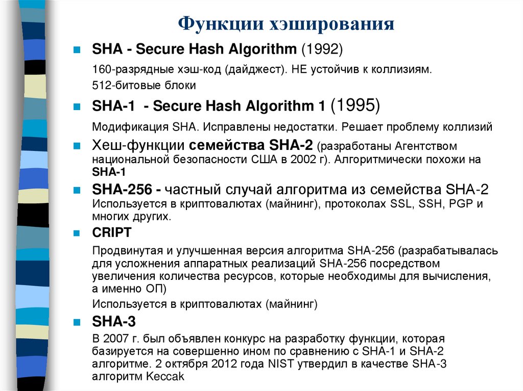 Хэширование и пароли презентация