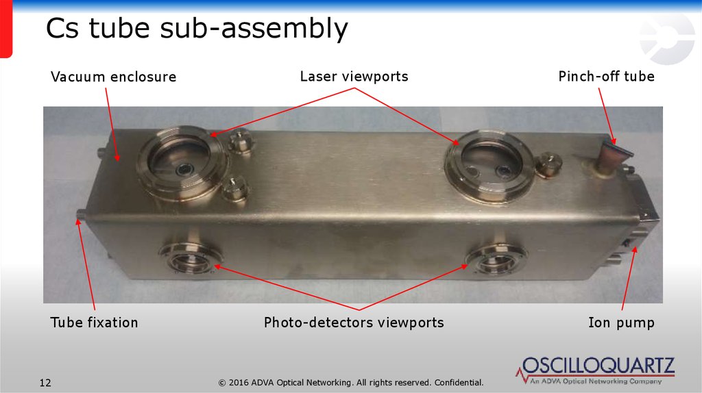 Cs tube sub-assembly