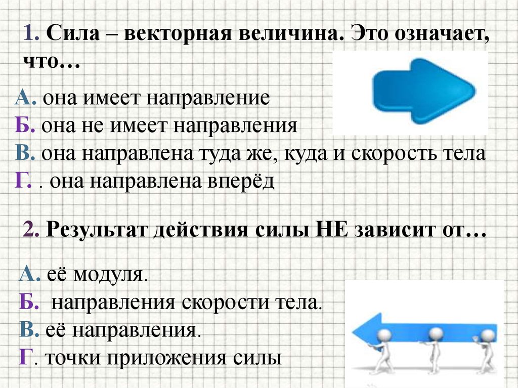 Сила упругости решение