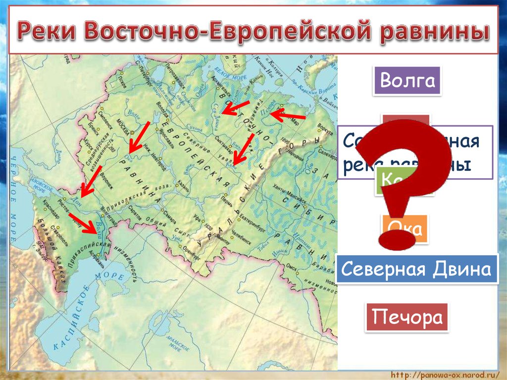 Карта восточно европейской равнины полезные ископаемые