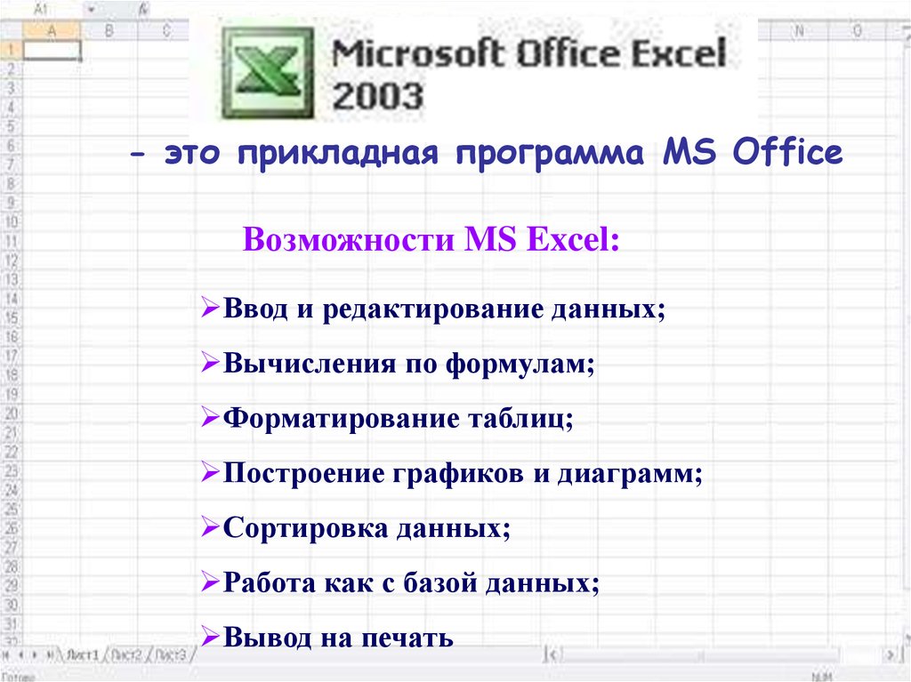 Практическая работа office. Возможности программы MS excel. Возможности MS Office. Программа Microsoft Office excel. Основные возможности MS Office.