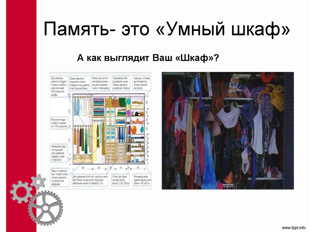 Память- это «Умный шкаф»