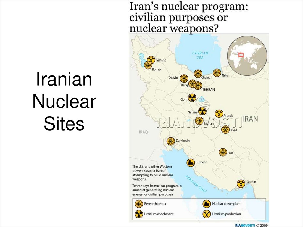 Iranian Nuclear Sites