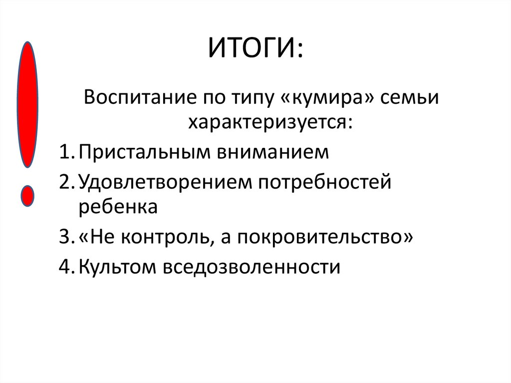 ИТОГИ: