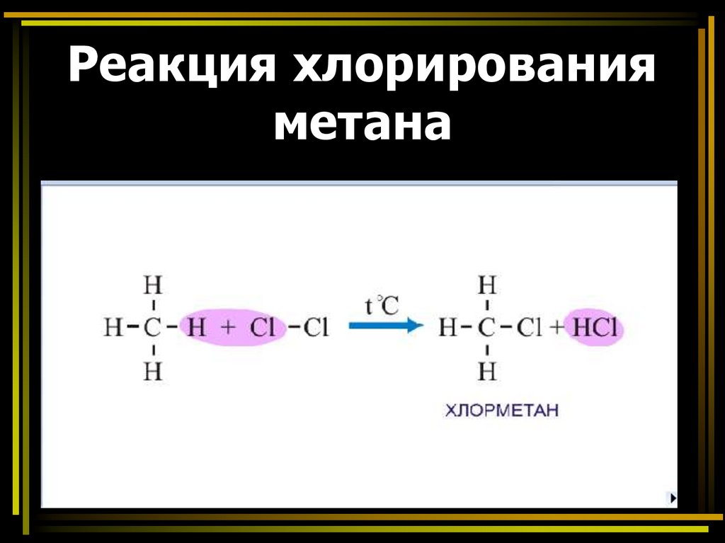 Монохлорпроизводное при хлорировании. Хлорирование метана. Хлорирование метана реакция. Реакция хлорирования. Реакция хлорирования бутана.