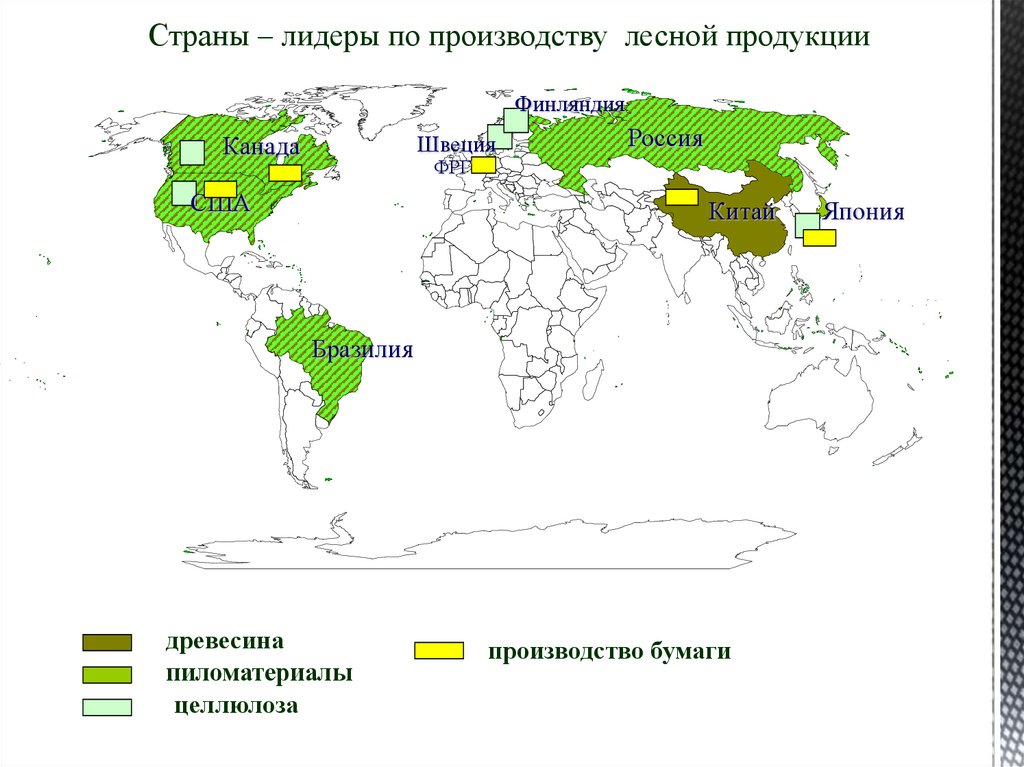 9 стран по производству. Центры Лесной промышленности в мире. Страны Лидеры по производству Лесной продукции карта. Лидеры Лесной промышленности в мире.
