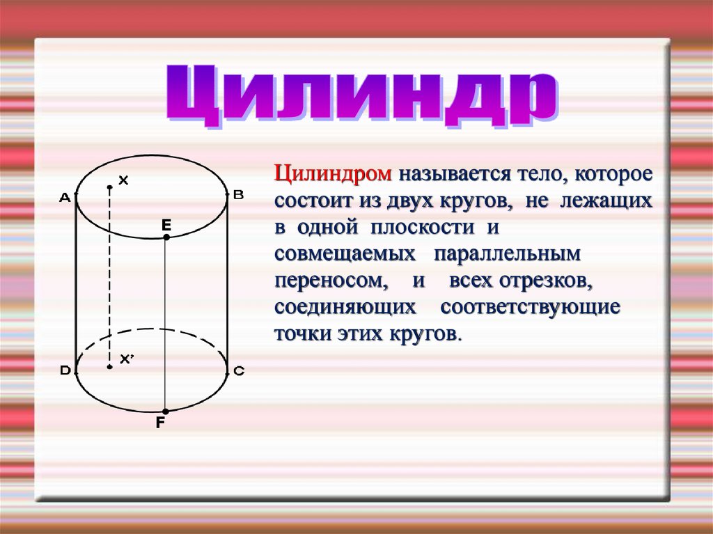 Площадь цилиндра через шар