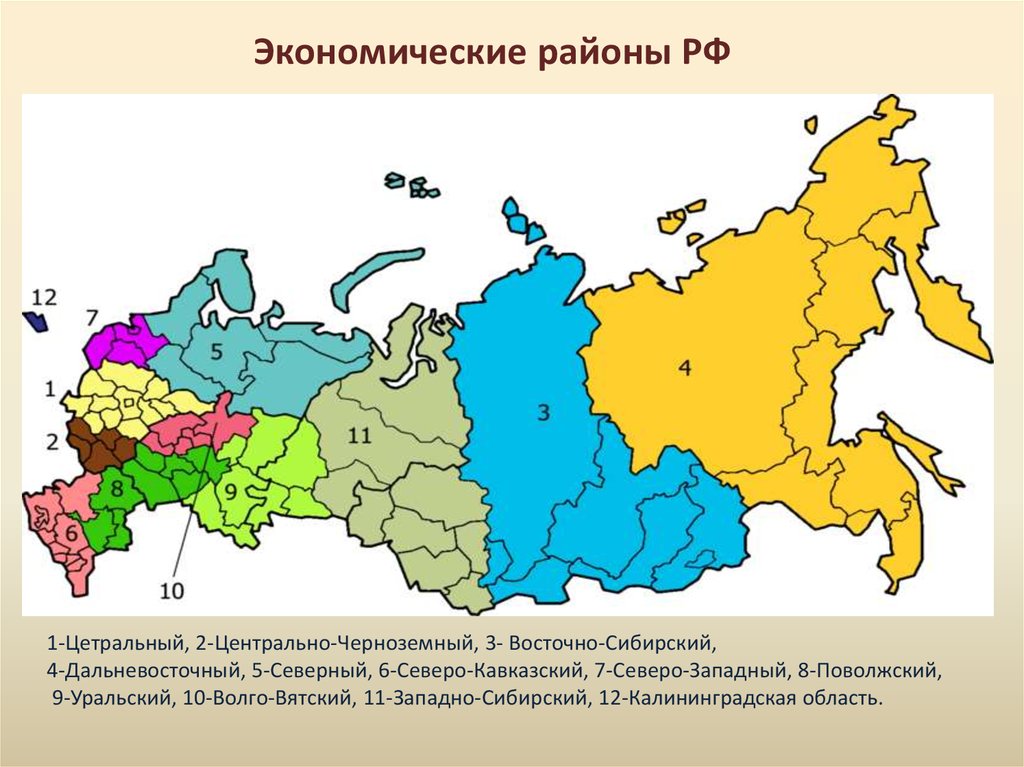 Где находится центральный. Экономические районы. Карта экономических районов РФ. Карта экономических районов России 9. Центрально-Чернозёмный экономический район на карте.