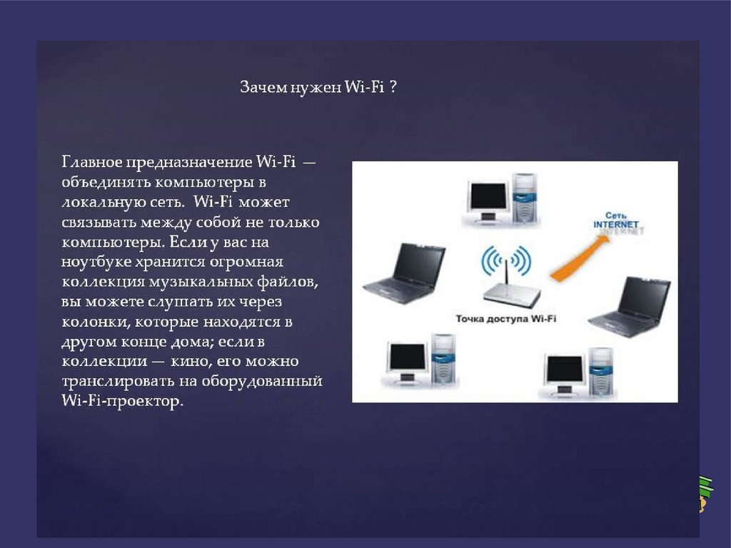 Что такое Wi-Fi - презентация онлайн