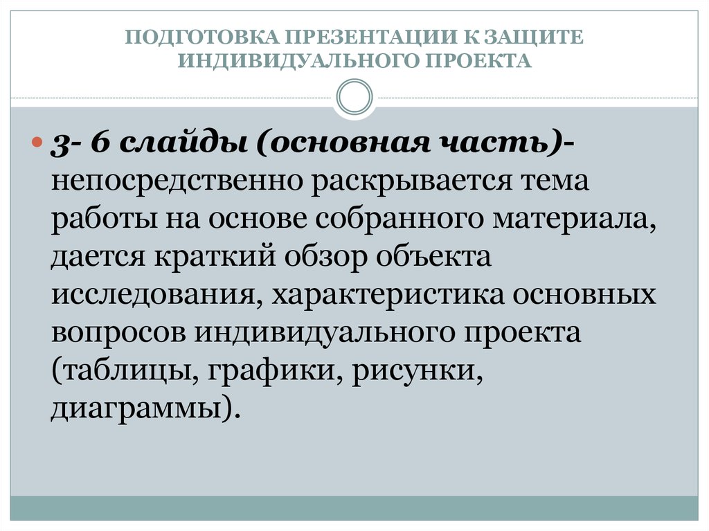 Подготовка презентации к защите индивидуального проекта