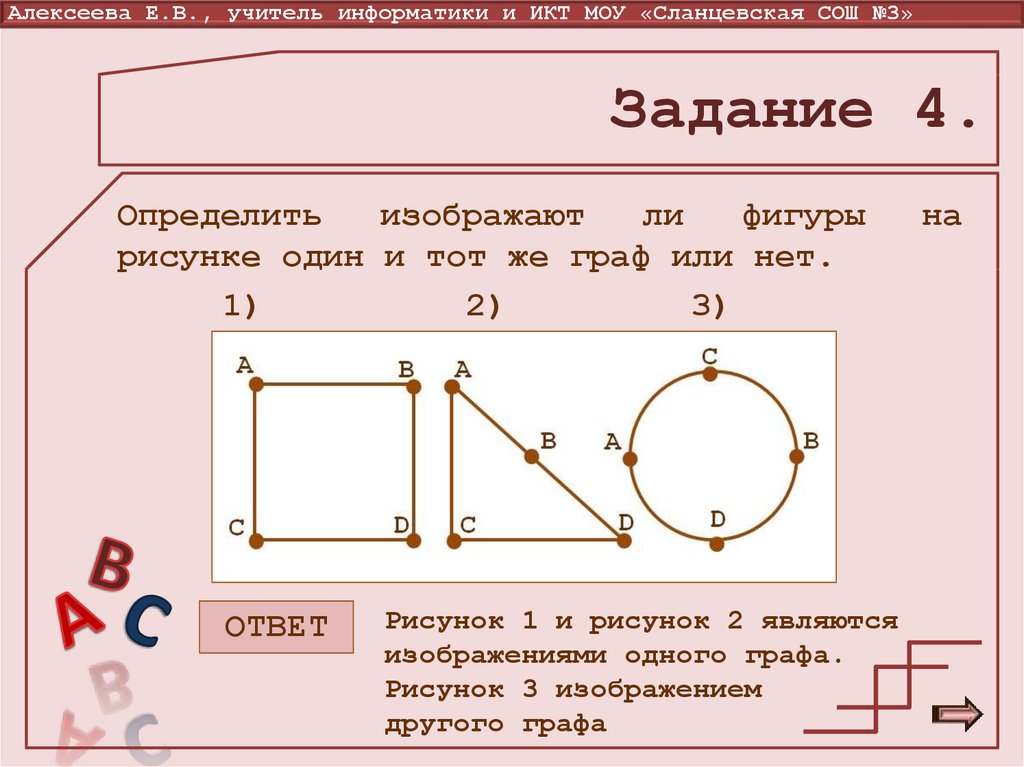 Графе 4. Граф задачи. Задачи на составление графов. Теория по теме графы Информатика. Соединение графов.