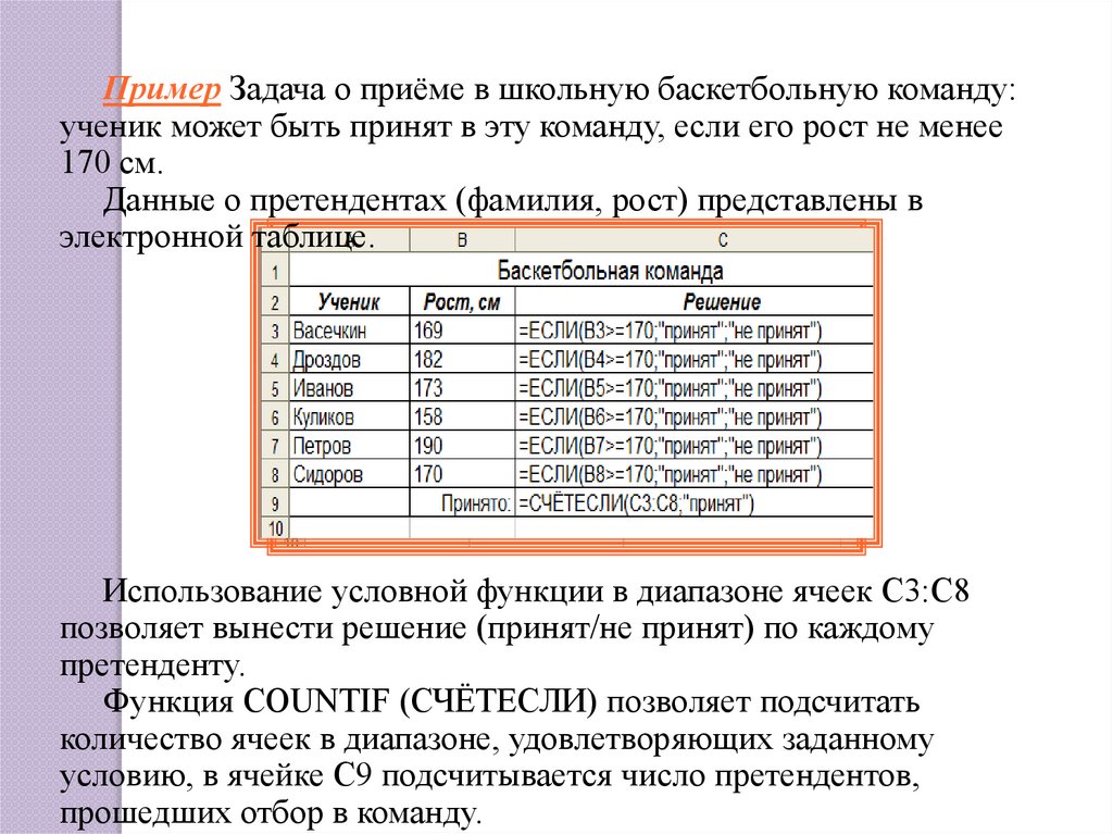 Возможности ms excel презентация