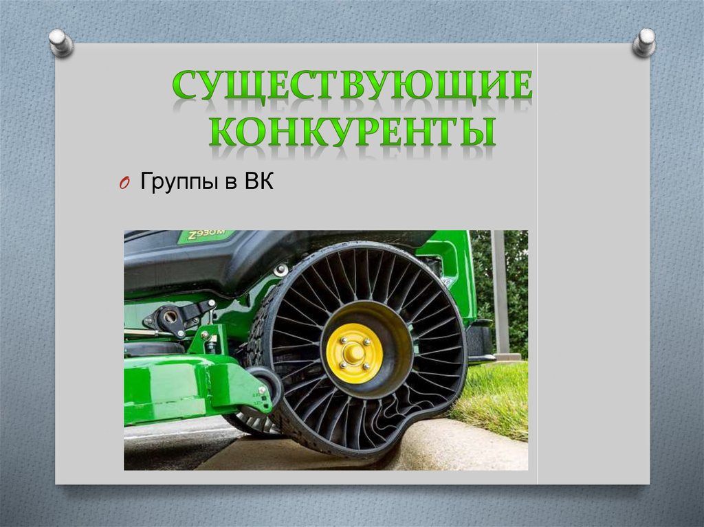 Существующие конкуренты