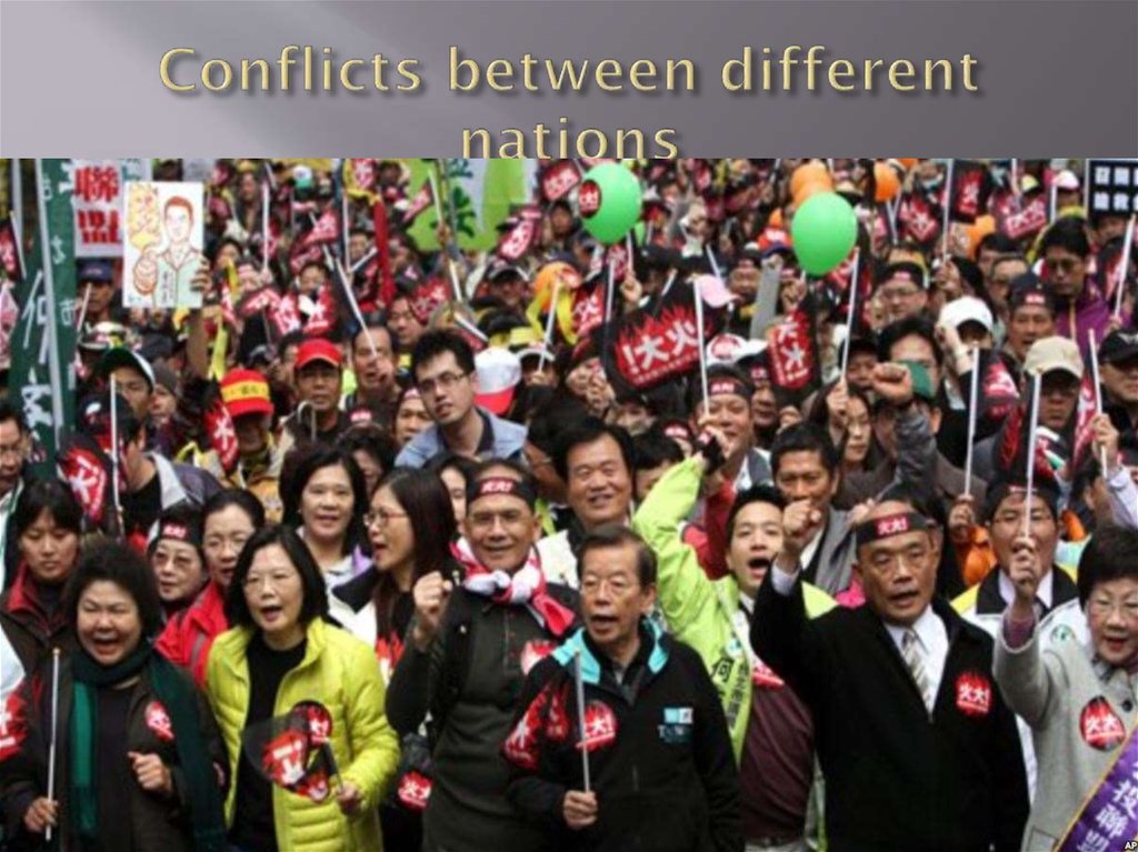 Conflicts between different nations