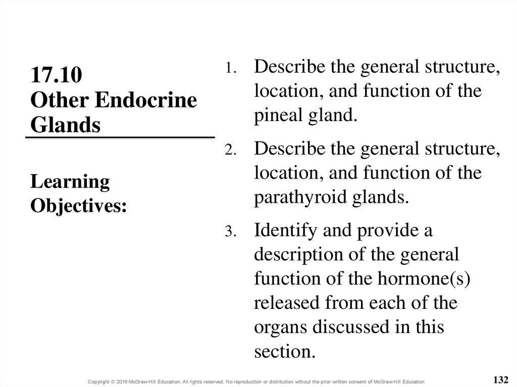 17.10 Other Endocrine Glands
