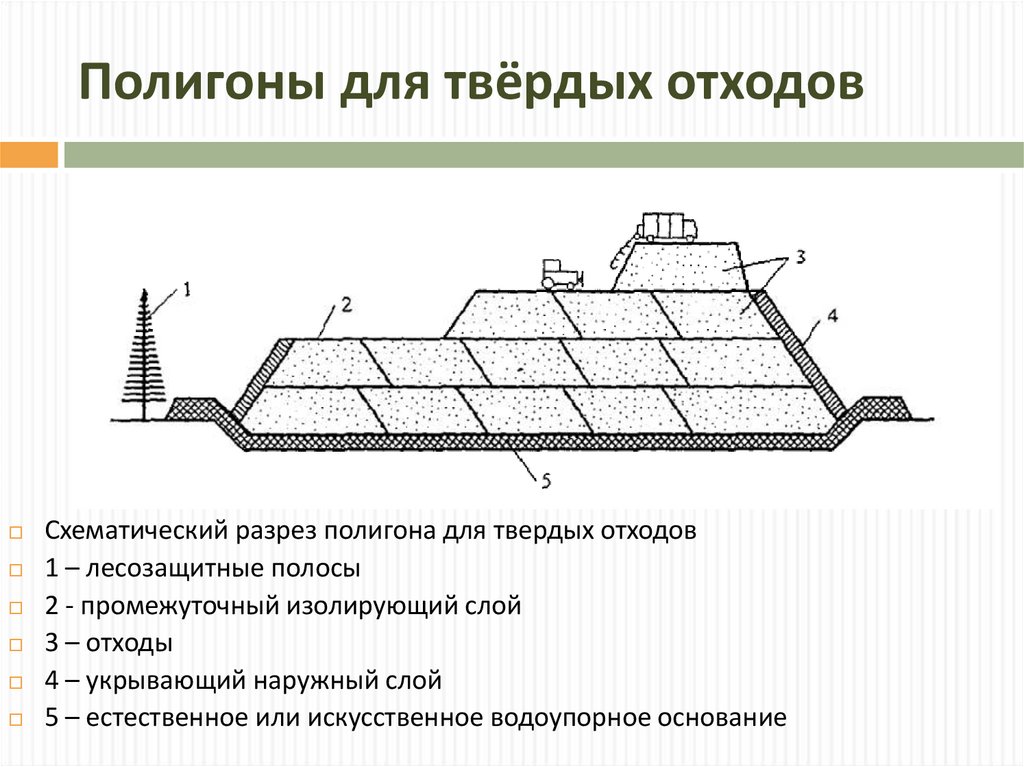 Схема полигона тбо