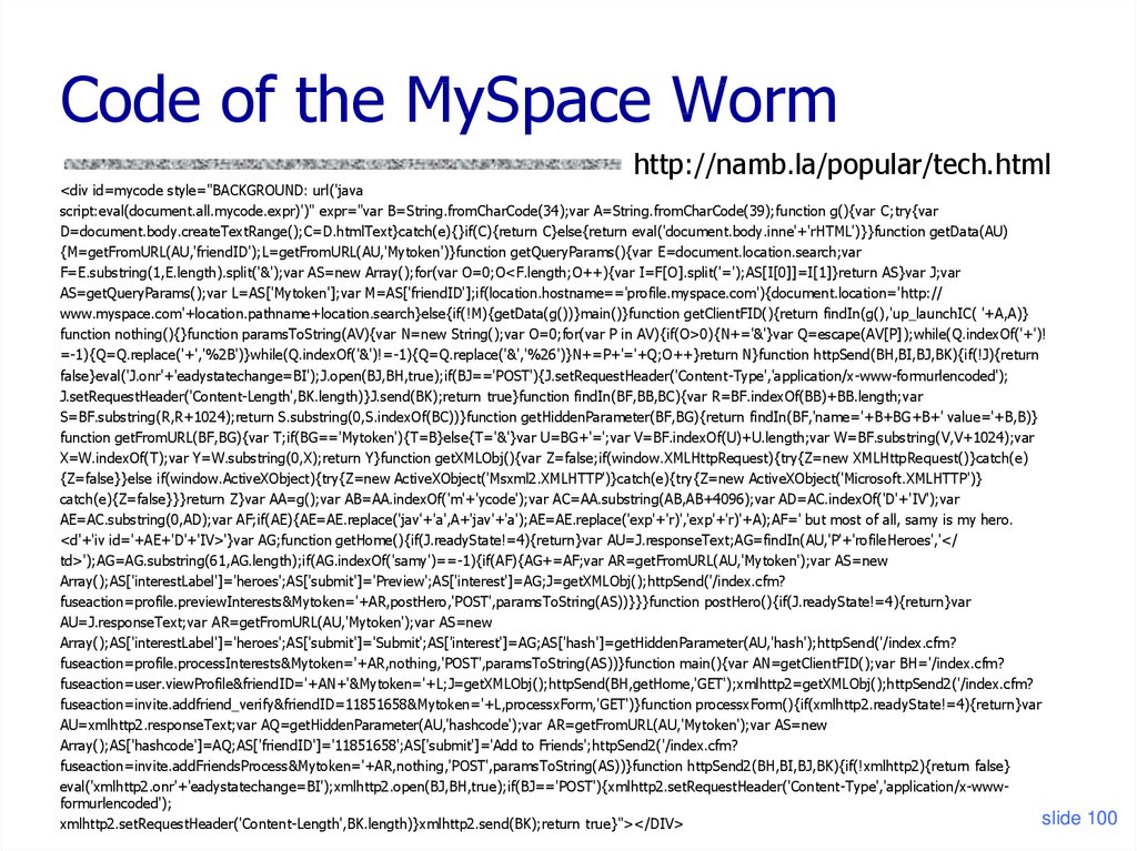 MySpace Worm (1)