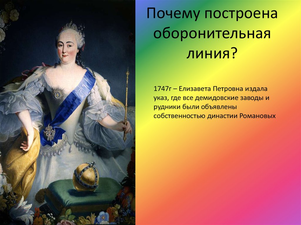 Почему построена оборонительная линия?