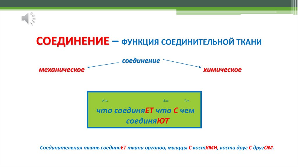 Соединение функция