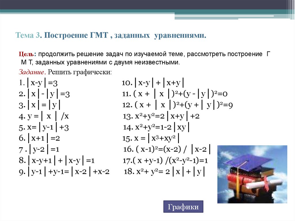 Метод гмт в задачах на построение проект