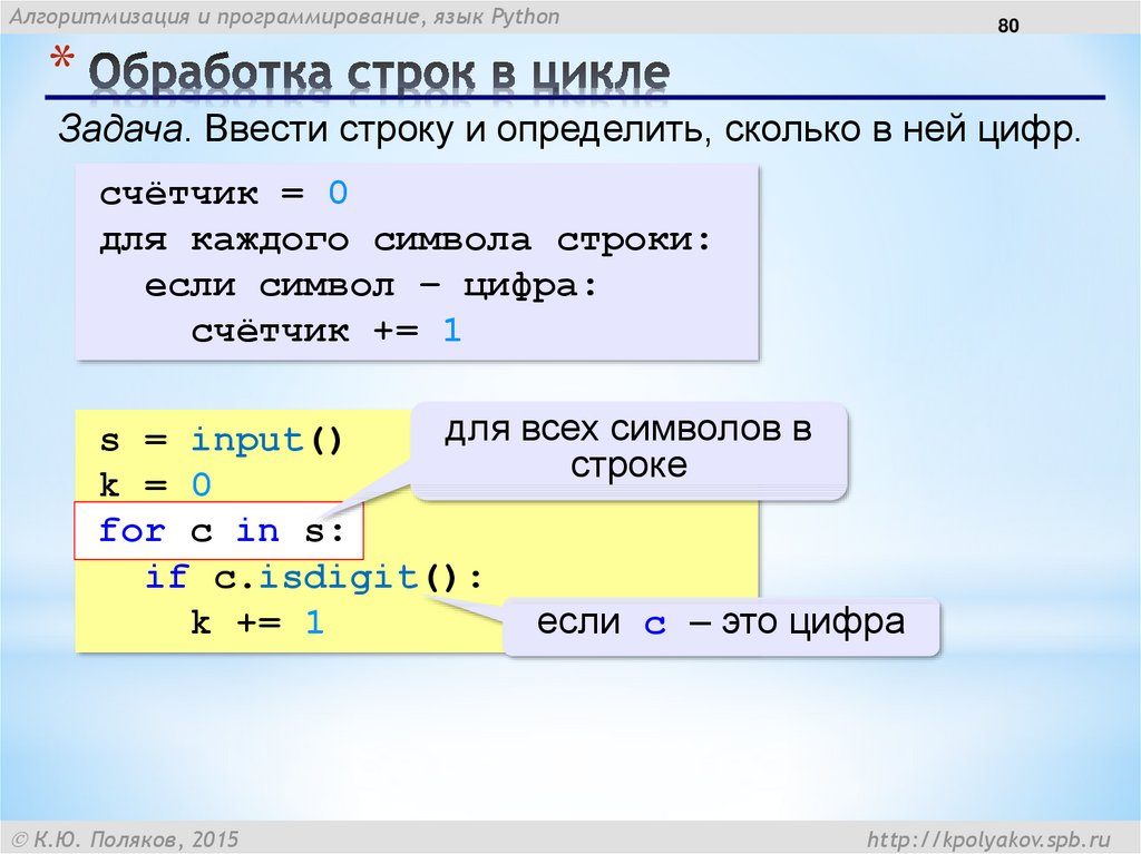 Вывести две строки символов