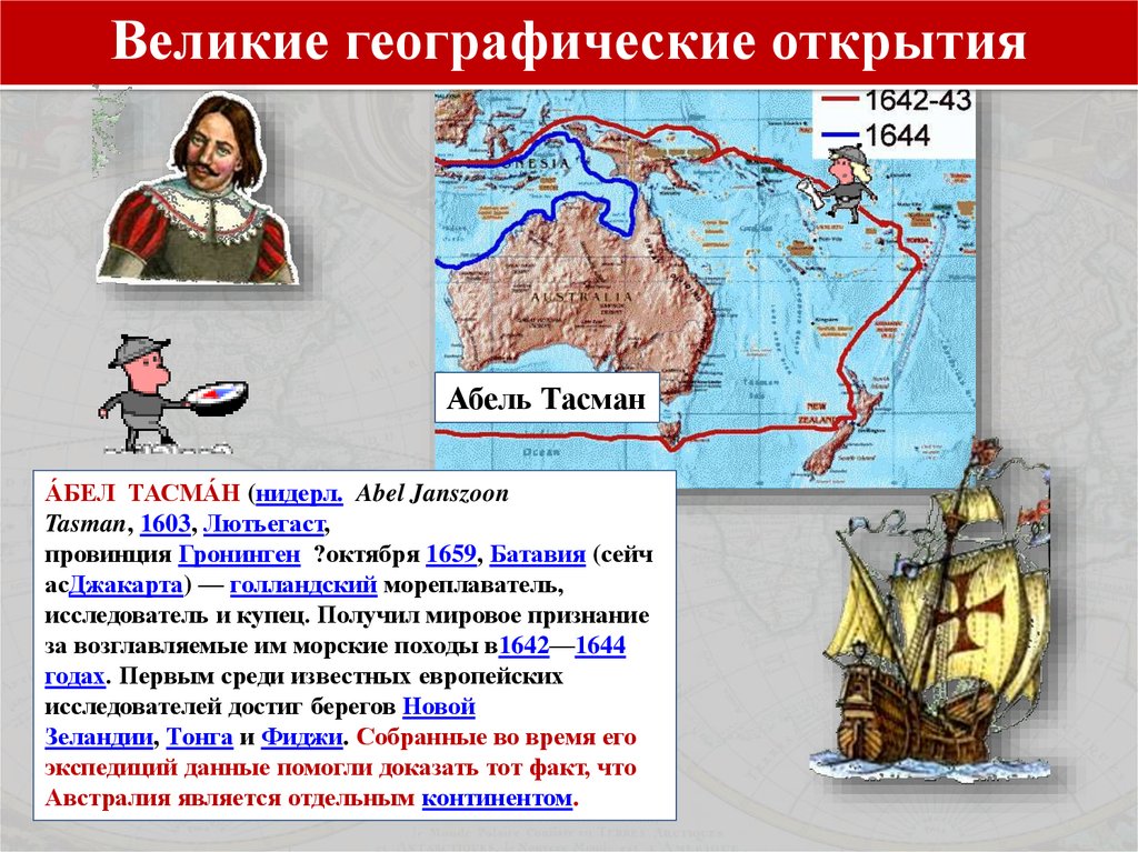 Тасман географические открытия. Великие географические открытия Абель Тасман. Маршрут экспедиции Абеля Тасмана. Абель Тасман географические открытия маршрут. Великие географические открытия презентация Абель Тасман.