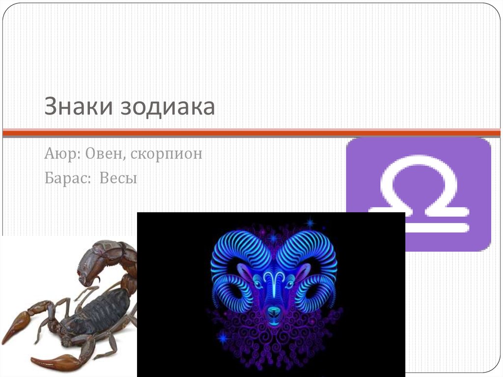 Знаки зодиака