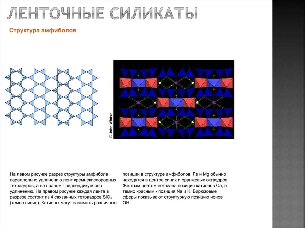 ленточные силикаты