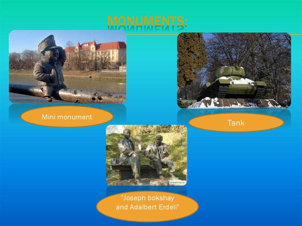 monuments: