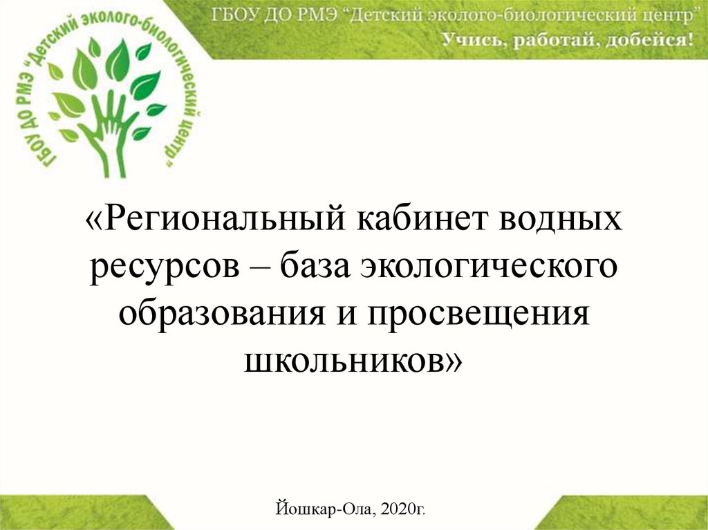 Экологическое образование и просвещение школьников проект