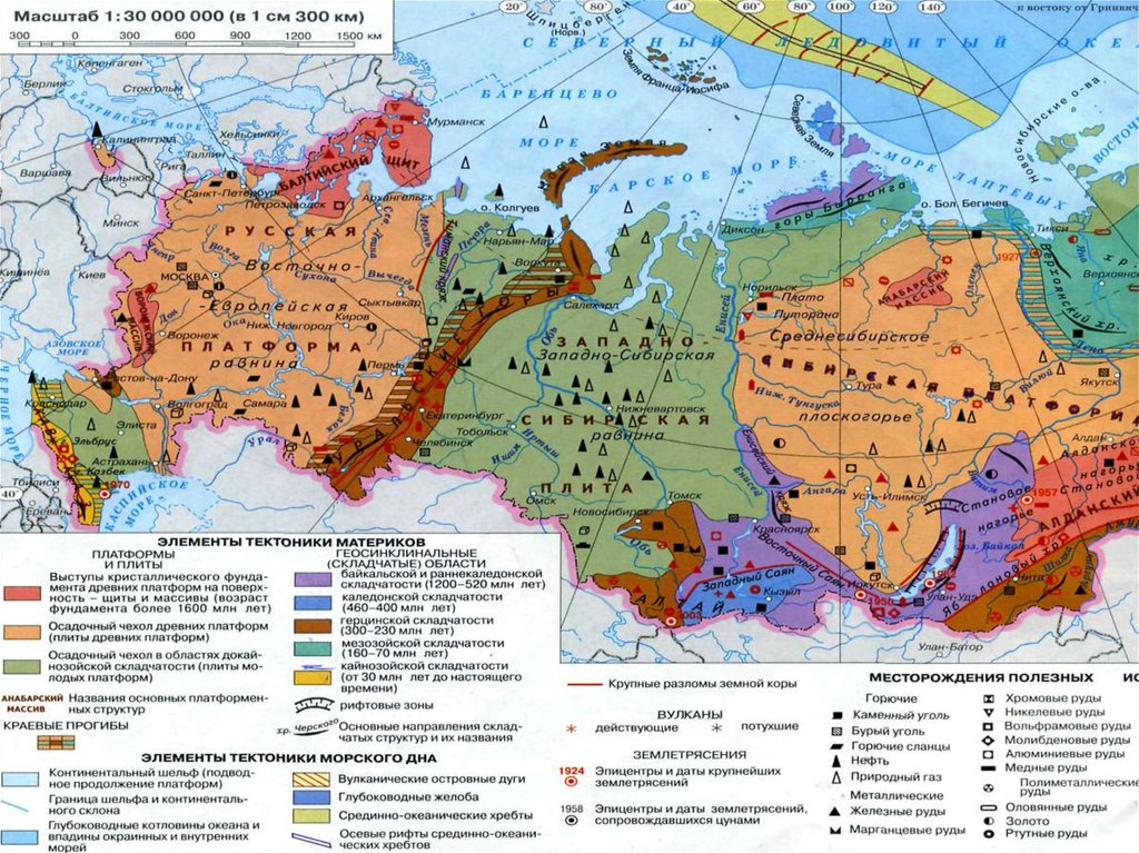 Контурные карты 8 класс тектоническое строение. Карта полезных ископаемых России атлас 8 класс. Карта месторождений полезных ископаемых России. Тектоника и Минеральные ресурсы России карта. Тектоническая карта России 8 класс атлас.