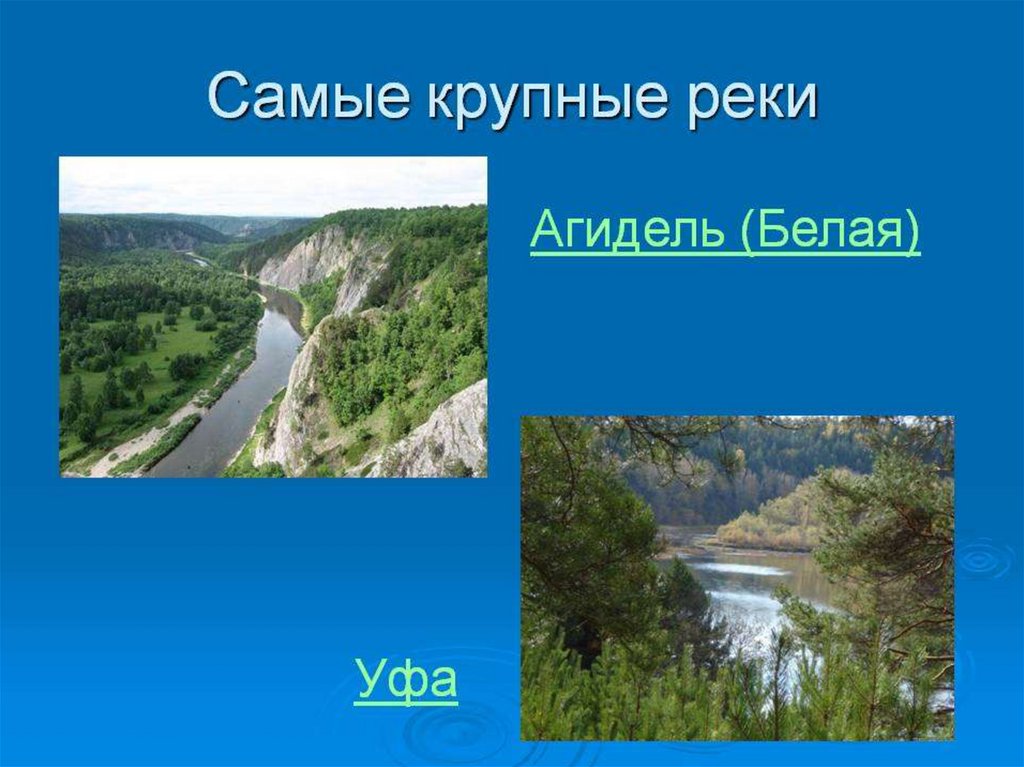 План характеристики реки белая