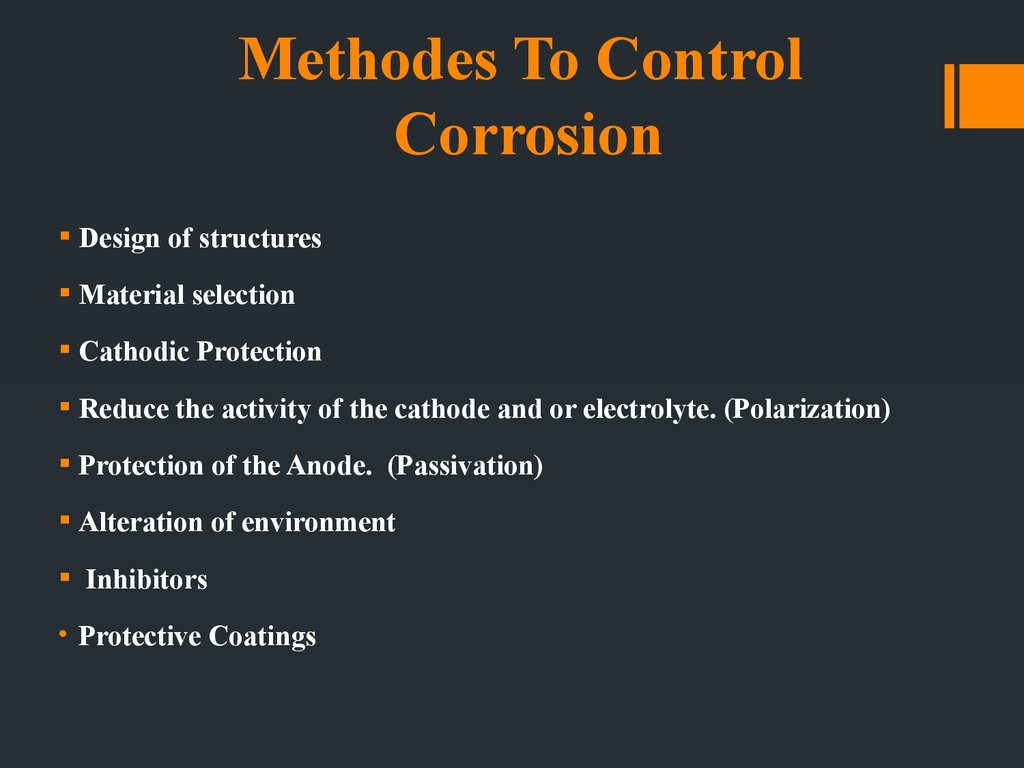 Prevention Of Corrosion Online Presentation