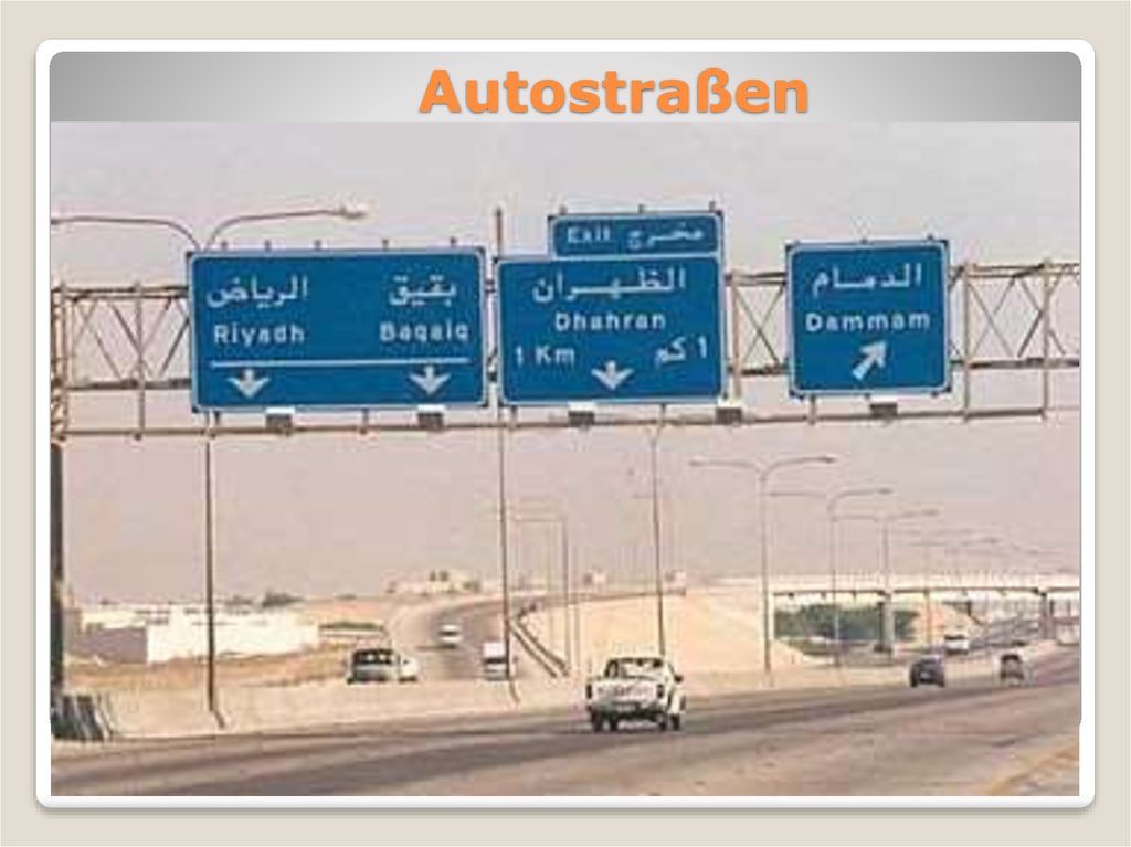 Autostraßen