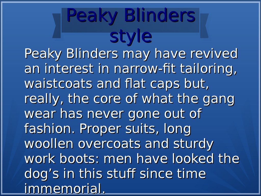 🔵 Peaky - Peaky Blinders Meaning - Peaky Examples - Peaky Blinders Origin  - British Slang 