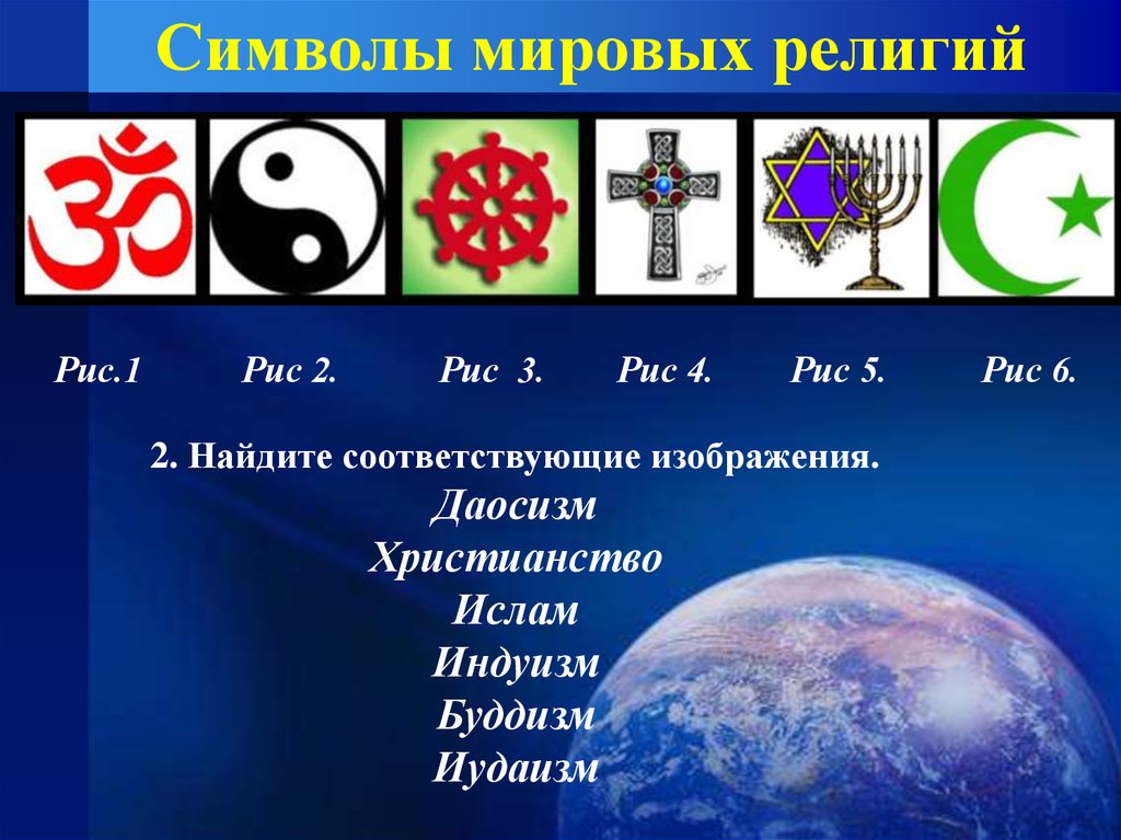 Назовите главный символ. Символы религий. Знаки Мировых религий.