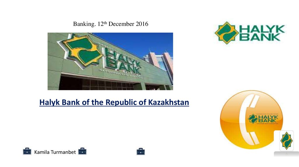 Halyk Bank Of The Republic Of Kazakhstan Online Presentation