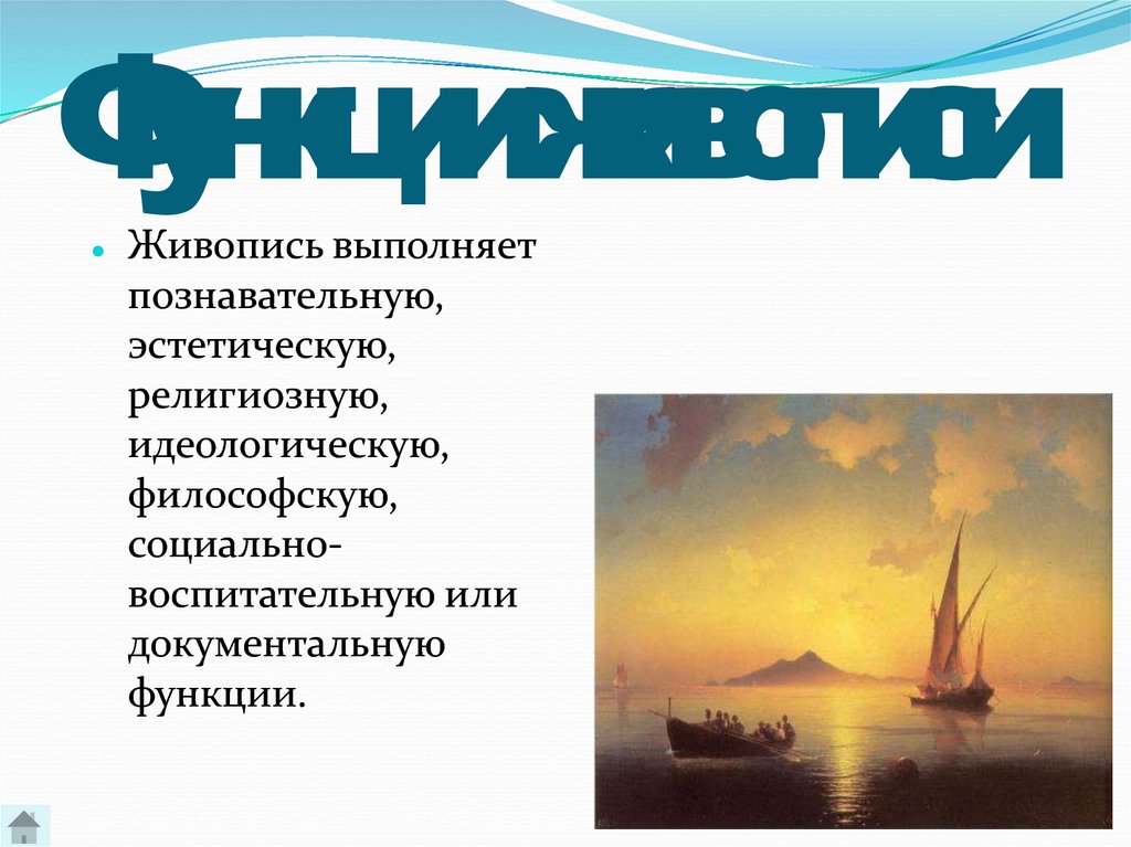 Функции живописи