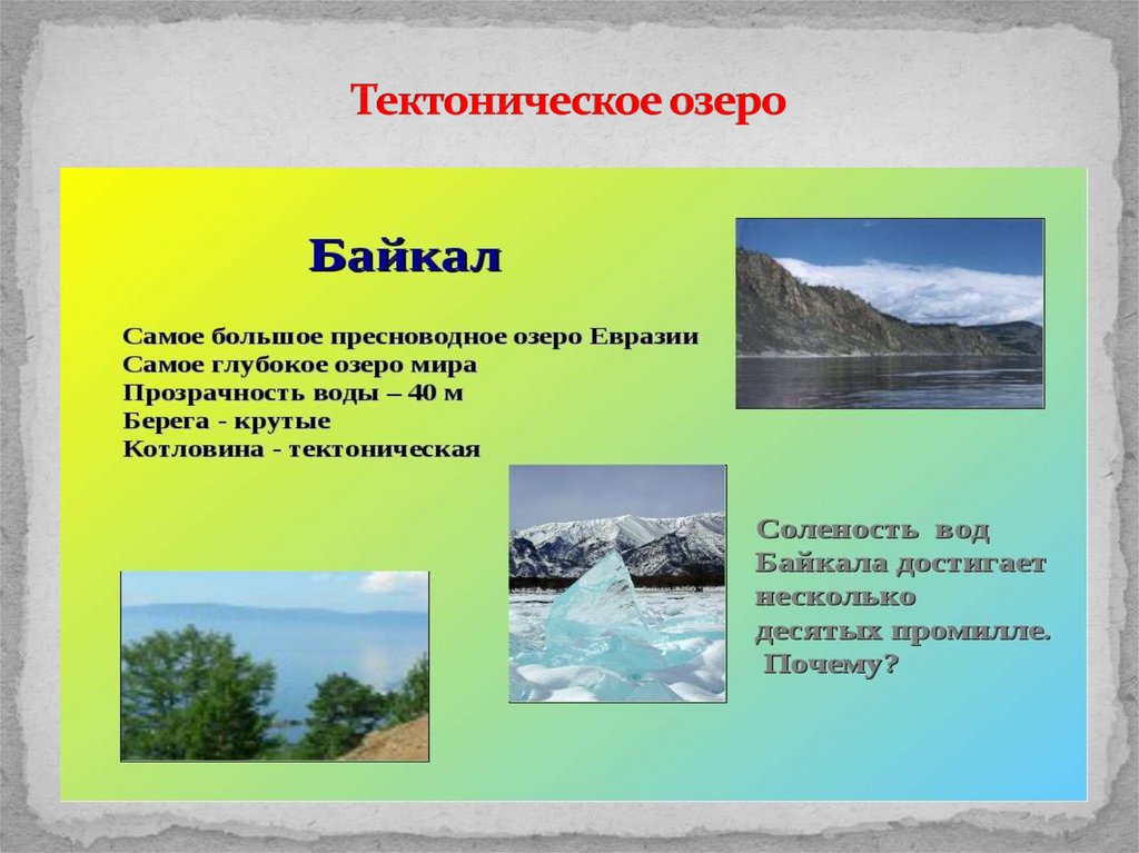 Озера имеющие ледниковое тектоническое происхождение. Тектонические озера. Озера Евразии. Ледниково тектонические озера. Озера тектонического происхождения.