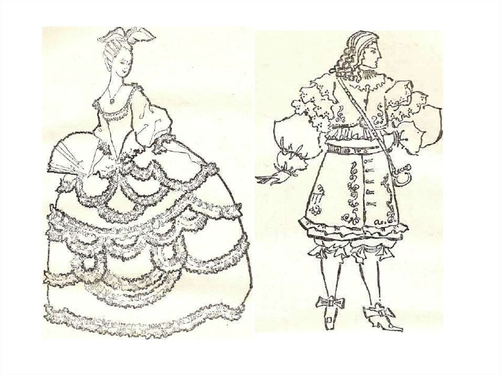 Рисунок 5 класс барокко. Рисунок в стиле Барокко. Костюм эпохи Барокко карандашом. Эскиз одежды в стиле Барокко. Одежда в стиле Барокко рисунки.