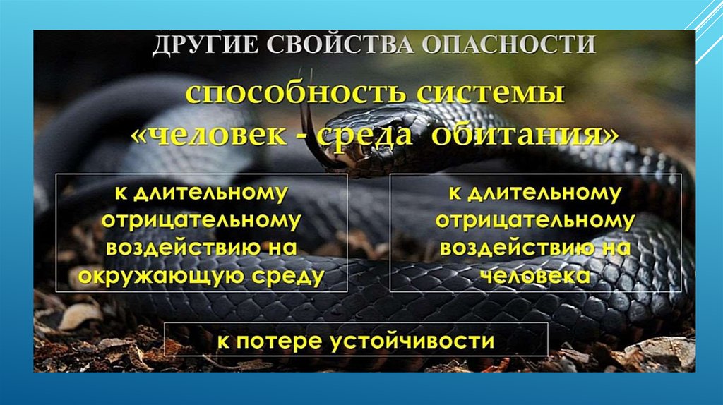 Техносферные опасности схема