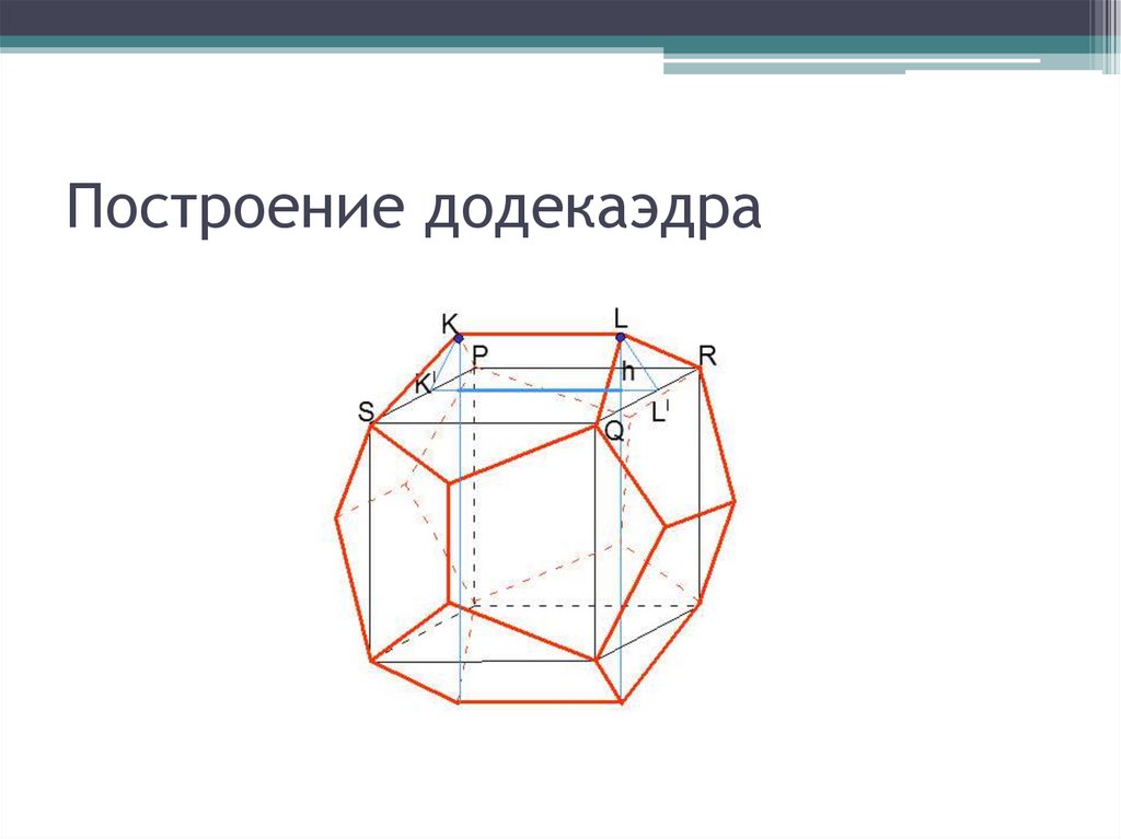 Как нарисовать додекаэдра