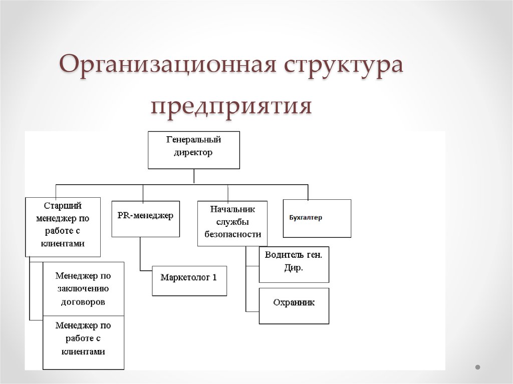 Организационная структура