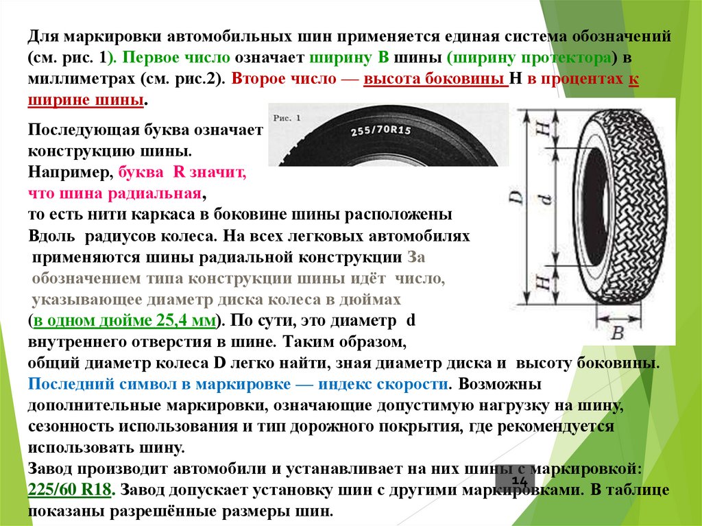 Завод допускает маркировку шин с другими маркировками. Для маркировки автомобильных шин применяется. Обозначения структуры шины автомобиля. Задачи про шины. Ширина боковины шины.