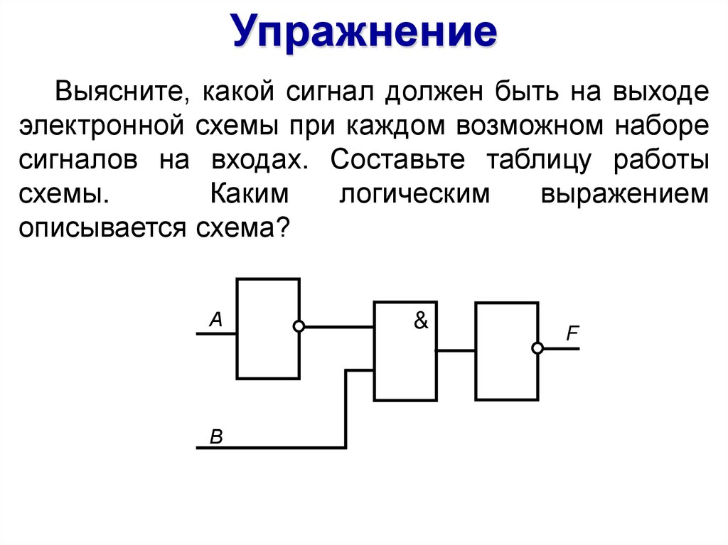 Базовые логические элементы презентация